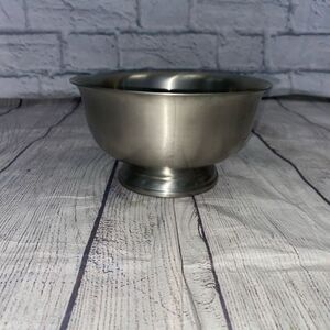Vintage Pewter Paul revere 7” bowl